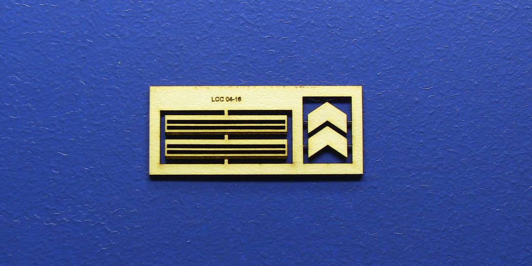 LCC 04-16 OO gauge roof ventilation walls Roof ventilation walls. Compatible with LCC 04-17.